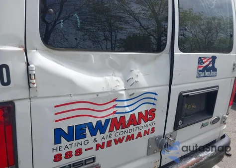 2011 Ford E-150 Commercial из США, поврежденный, VIN 1FTNE1EW8BDA01001